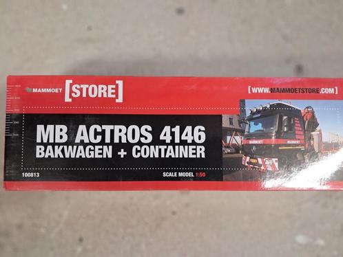 Wsi Mercedes Actros 4146 Mammoet, Hobby en Vrije tijd, Modelauto's | 1:50, Zo goed als nieuw, Bus of Vrachtwagen, Wsi, Ophalen