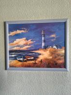 Vuurtoren met kustlijn en zee, Ophalen