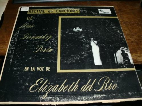 Elizabeth Del Rio ‎– Recital De Canciones Nuria LP Florida, Cd's en Dvd's, Vinyl | Latin en Salsa, Gebruikt, 12 inch, Ophalen of Verzenden