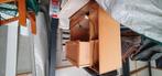 Houten computer meubel blok (foto's op de kop), Ophalen, Gebruikt, 70 tot 120 cm