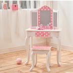 Leuk kaptafeltje met kruk en spiegels, Ophalen, Zo goed als nieuw, Tafel(s) en Stoel(en)