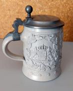 Kan met tinnen deksel (bierpul), Ophalen of Verzenden