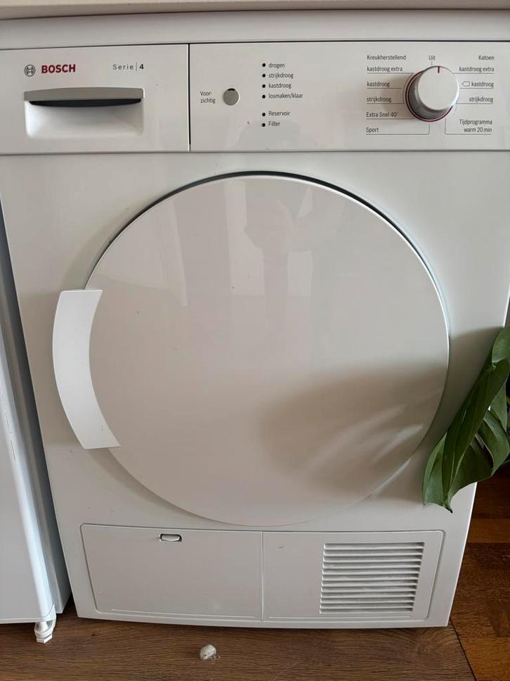 Bosch Serie 4 Droogkast, Witgoed en Apparatuur, Wasdrogers, Gebruikt, Condens, Voorlader, 6 tot 8 kg, 85 tot 90 cm, Anti-kreukfase