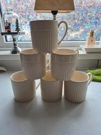 Vintage 6 Wedgwood Edme container bekers, zeldzame serie, Ophalen of Verzenden, Zo goed als nieuw, Wedgwood, Kop(pen) en/of Schotel(s)