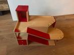 Van Dijk Toys - Houten speelgoed garage met lift, Ophalen, Zo goed als nieuw, Overige typen