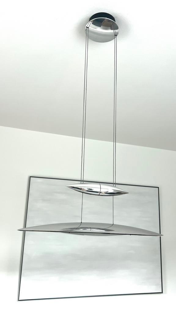 Hanglamp Tobias Grau Tai Aluminium, Huis en Inrichting, Lampen | Hanglampen, Zo goed als nieuw, 75 cm of meer, Metaal, Ophalen
