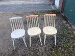 Houten stoelen set van 3, Gebruikt, Overige kleuren, Drie, Ophalen of Verzenden