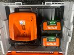 Stihl Powerbox 2x AP300S Accu’s en AL500 lader, Ophalen, Gebruikt, Stihl
