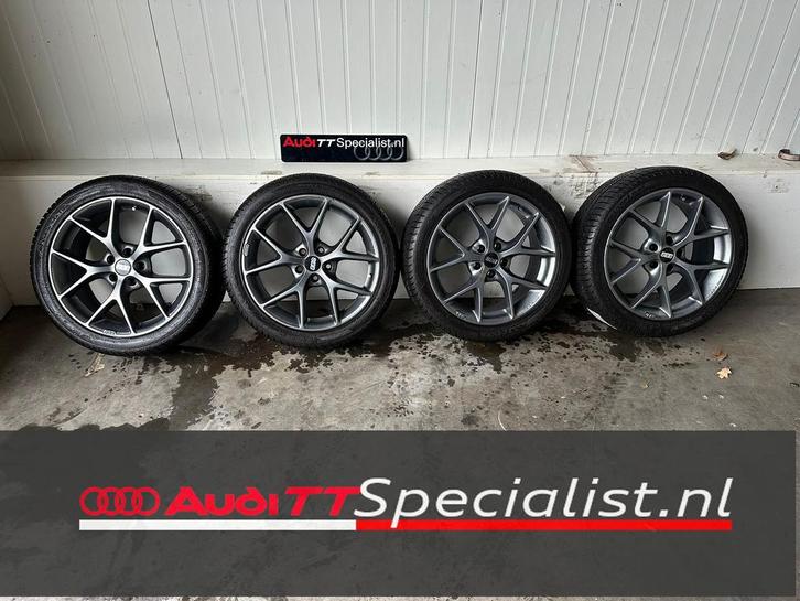 Winter banden set op 18" BBS velgen Audi S5 cabriolet, Auto-onderdelen, Banden en Velgen, Banden en Velgen, Winterbanden, 18 inch