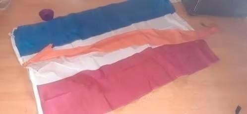 Vlag met wimpel, Ophalen
