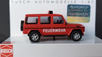 Mercedes Benz G klasse Feuerwehr 1:87 Busch Pol beschikbaar voor biedingen