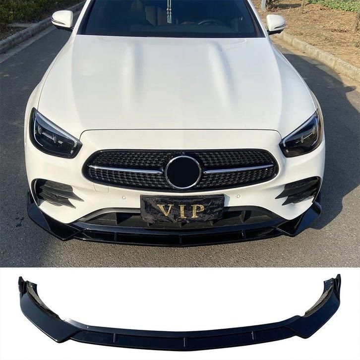 W213 Brabus LOOK Frontlip | 2020-2023 | Hoogglans Zwart, Auto diversen, Tuning en Styling, Ophalen of Verzenden