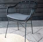 6 tuinstoelen zwart - nieuwstaat, Ophalen, Zo goed als nieuw