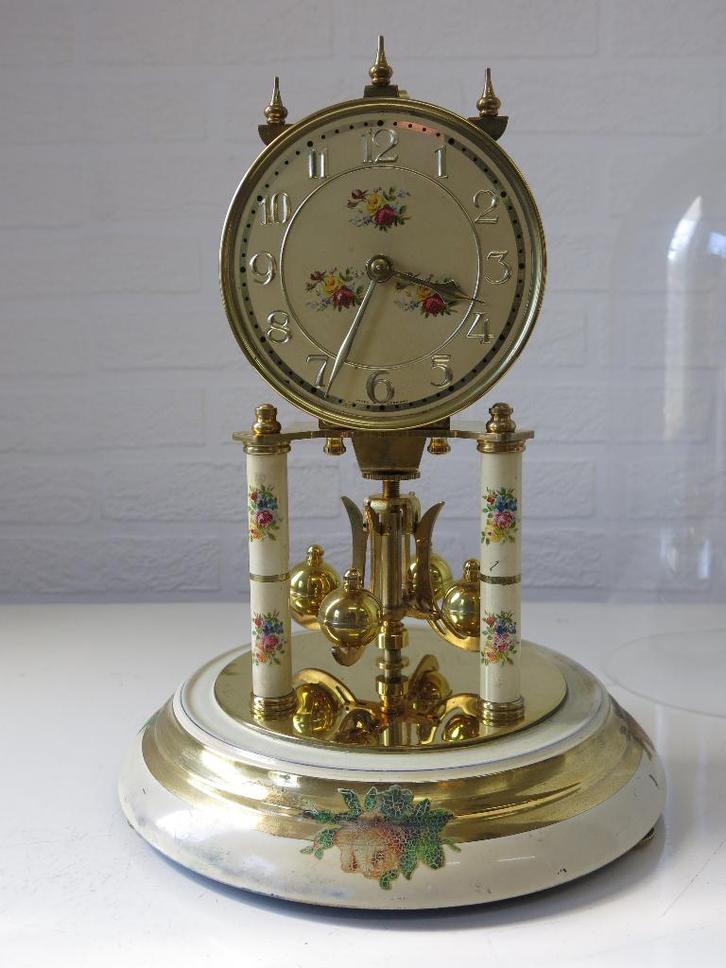 Haller jaarpendule/stolpklok eind jaren 50, Antiek en Kunst, Antiek | Klokken, Ophalen