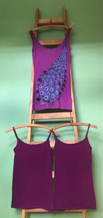 3 Cyclaam- kleurige topjes . H&M. maat 36., Kleding | Dames, H&M, Paars, Ophalen of Verzenden, Gedragen