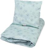 Camcam dekbedovertrek eenpersoons Dandelion Petrol NU €24, Huis en Inrichting, Eenpersoons, Blauw, Dekbedovertrek, Nieuw