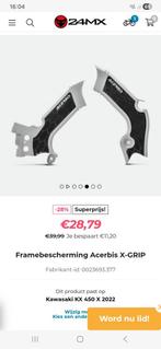 Te koop zgan framebeschermers. Kx450, Ophalen of Verzenden, Zo goed als nieuw