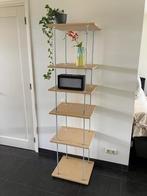 Industrieel Wandrek Open Kast Platenrek, Ophalen, Zo goed als nieuw