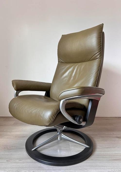 Stressless Aura Signature, Huis en Inrichting, Fauteuils, Gebruikt, 75 tot 100 cm, Ophalen