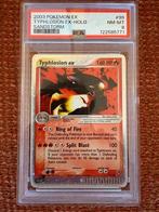 Pokemon - Typhlosion Ex (Sandstorm) PSA 8, Ophalen of Verzenden, Zo goed als nieuw, Losse kaart, Foil
