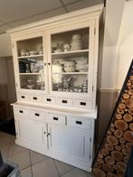 Witte servieskast, Huis en Inrichting, Kasten | Buffetkasten, Ophalen, 25 tot 50 cm, Antique, 200 cm of meer