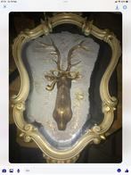 Goud hert in prachtige lijst made BY Warm, Ophalen of Verzenden