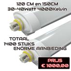 Led Triproof Batten 120cm en 150cm  4000Kelvin, 30 tot 60 watt, Led-lamp, Nieuw, Ophalen of Verzenden