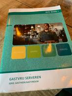 Werkboek Gastheer/Gastvrouw MBO Basis 1 - Gastvrij Serveren, Ophalen of Verzenden, Zo goed als nieuw, MBO