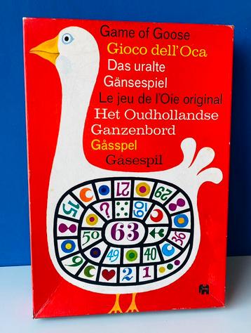 1974 Ganzenbord/illustraties Alfons van Heusden beschikbaar voor biedingen