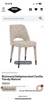 2 nieuwe Richmond eettafel stoelen te koop, Huis en Inrichting, Stoelen, Ophalen, Nieuw