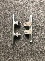 Twee aluminium bootkikkers voor 10 meter jacht., Watersport en Boten, Ophalen of Verzenden, Gebruikt, Lijn of Blok