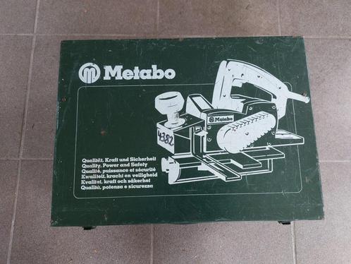 Metabo Schaafmachine 4382 in stalen kist., Doe-het-zelf en Verbouw, Schaafmachines, Zo goed als nieuw, Elektrisch, Ophalen of Verzenden