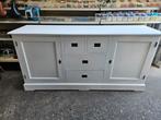 Witte Buffetkast met Lades en Deuren, Ophalen, Gebruikt, 150 tot 200 cm, Modern