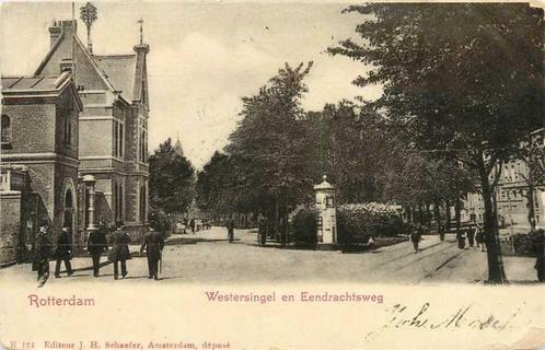 (380-230-017) Rotterdam Westersingek en Eendrachtsweg, Verzamelen, Ansichtkaarten | Nederland, Zuid-Holland, Verzenden