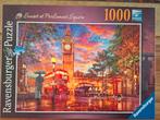Ravensburger puzzel 1000 stukjes Sunset at Parliament Square, Ophalen of Verzenden, 500 t/m 1500 stukjes, Zo goed als nieuw, Legpuzzel