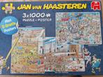 Jan van Haasteren 3x1000 stukjes, Hobby en Vrije tijd, Ophalen, Meer dan 1500 stukjes, Zo goed als nieuw