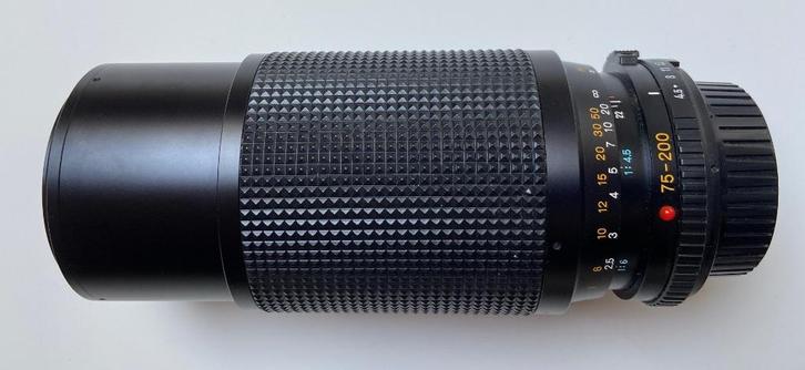 Minolta MD Zoom 75-200 mm 1:4.5, Audio, Tv en Foto, Fotografie | Lenzen en Objectieven, Gebruikt, Telelens, Zoom, Ophalen of Verzenden