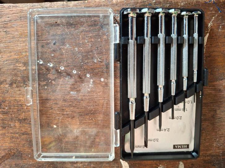 HEMA Precisie Schroevendraaierset - 6 delig, Doe-het-zelf en Verbouw, Gereedschap | Handgereedschap, Gebruikt, Ophalen of Verzenden