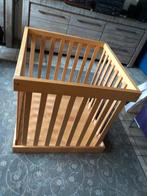 BOPITA Baby Box/Ledikantje>blank houten<, Ophalen, Gebruikt, Vierkant