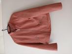 Leren jas zalm roze maat m, Kleding | Dames, Jassen | Zomer, Ophalen of Verzenden, Zo goed als nieuw, Roze
