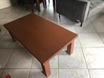 Mooie houten salontafel, Ophalen, Gebruikt, 100 tot 150 cm, 50 tot 100 cm