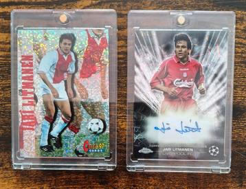 Jari Litmanen Ajax Calcio 97 Panini.. Liverpool black Lazer  beschikbaar voor biedingen