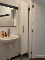 Hoge smalle badkamerkast / badkamermeubel - wit, Huis en Inrichting, Badkamer | Badkamermeubels, Ophalen, (Half)hoge kast, Minder dan 50 cm