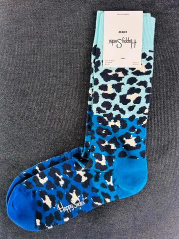 Nieuw Happy Socks Crew Combed Cotton Maat 41-46 Blauw beschikbaar voor biedingen