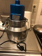 Electrisch melkmachine 5 liter, Rvs, Ophalen of Verzenden, Zo goed als nieuw, Kookpan of Snelkookpan