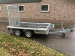 Machinetransporter oprijwagen aanhanger aanhangwagen bakwag, Gebruikt