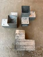 Pergola hoekstukverbinding 7x7cm gegalvaniseerd, Ophalen, Gebruikt, Overige typen