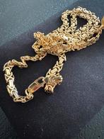 14 Karaat Massieve Gouden Koningsketting, Sieraden, Tassen en Uiterlijk, Kettingen, Ophalen, Zo goed als nieuw, Goud, Goud