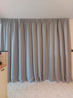 Nieuwe lichtgrijze verduisterende gordijnen 2x 286x242 cm, 200 cm of meer, Ophalen of Verzenden, Zo goed als nieuw, 200 cm of meer