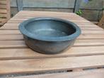 Antieke ronde aardappelbak schaal tin kerstcadeau, Antiek en Kunst, Antiek | Tin, Ophalen of Verzenden